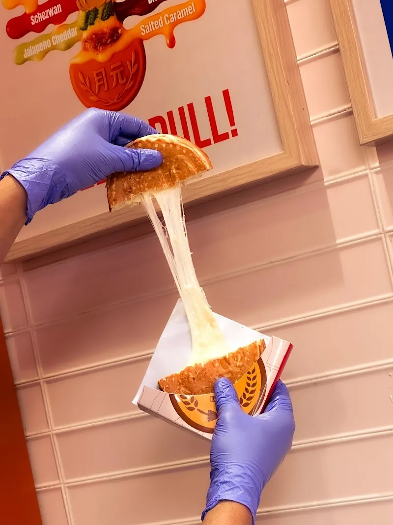 A real cheese pull at Doky Dory